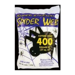 Fun World Super Stretch White Spider Web