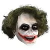 The Joker 3/4 Mask With Hair Adult -All Props Sales the joker 34 mask with hair adult 507880