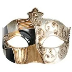 Tom Foolery TIVOLI Warrior Metallic Eye Mask