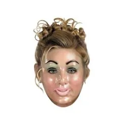 Disguise Costumes Transparent Woman Adult Mask