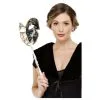 Venetian Mask, Black & Cream -All Props Sales venetian mask black cream 631961