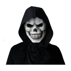 California Costumes White Skull Light Up Halloween Mask