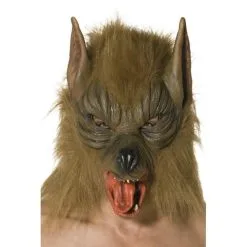 Wolf Mask Brown