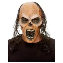 Zombie Latex Mask, Brown