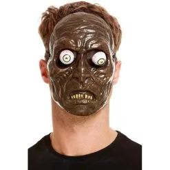 Zombie Mask, Green, Pvc